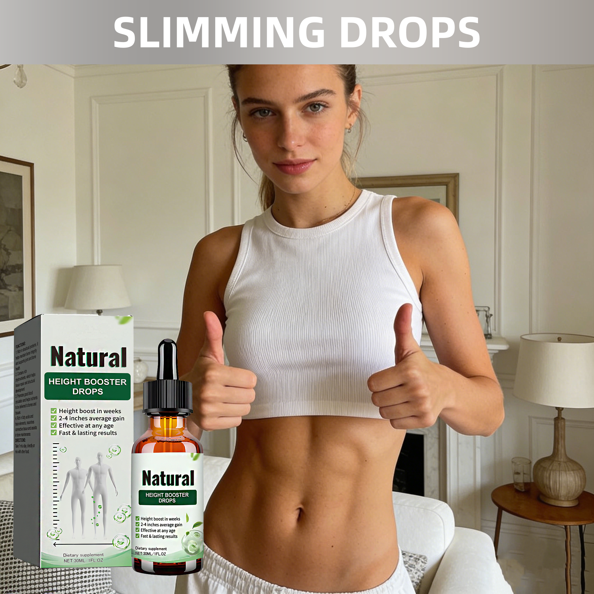 Nutrition One Fitness - Slimming Drops Improve Osteoporosis Enhance Physical