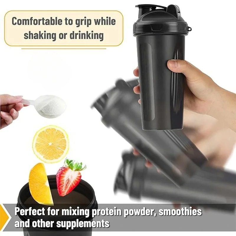 600ml Shaker Bottle 20 Oz Prot - Protein Shaker Bottle avaliação e preço