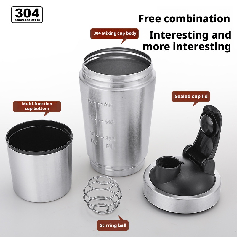 Stainless Steel Protein Powder - Protein Shaker Bottle avaliação e preço