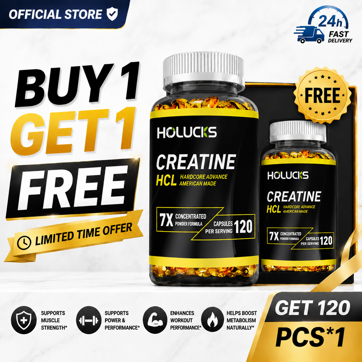 Creatine HCL 750mg Capsules, 7 - Creatine Hcl Capsule avaliação e preço