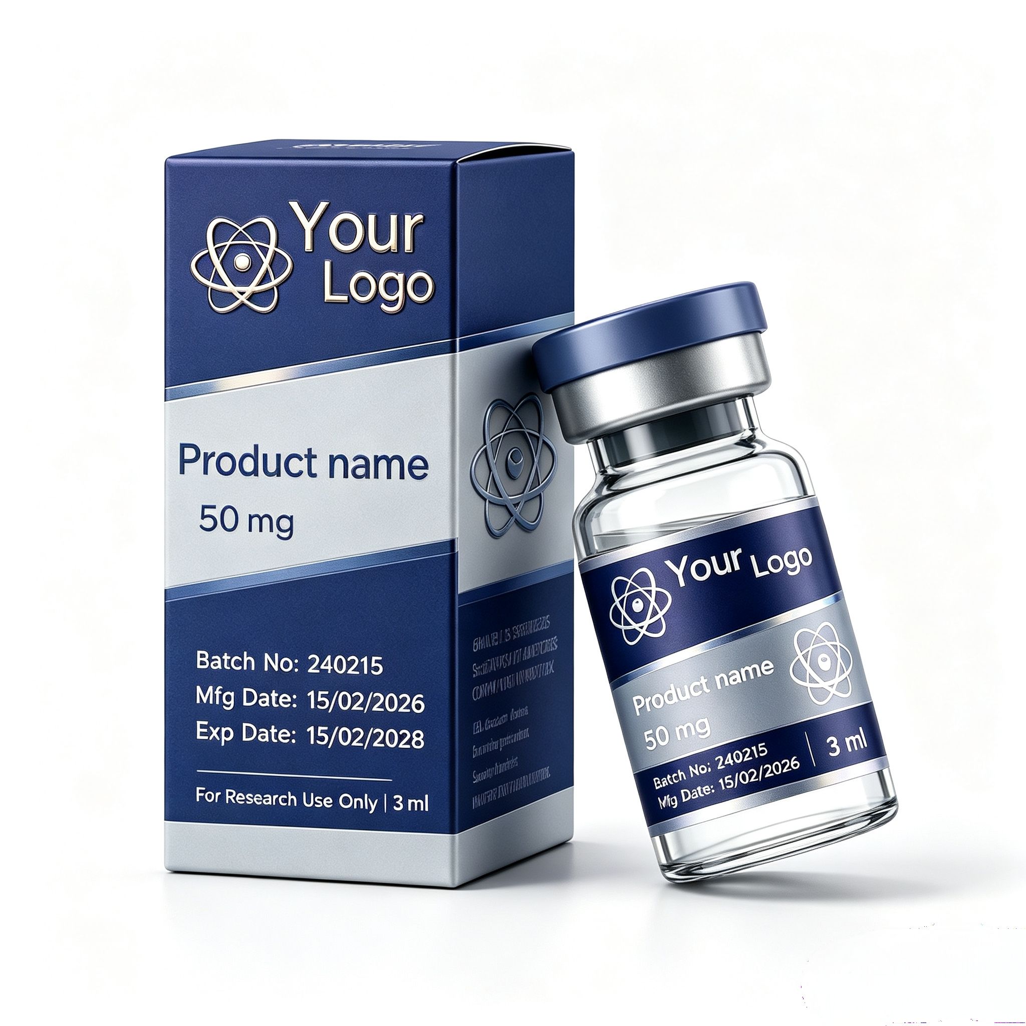 Custom Peptide Vial Waterproof - Nutrition In Fitness avaliação e preço