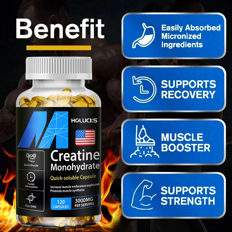 High Potency Creatine 3000mg C - Creatine Hcl Capsule avaliação e preço