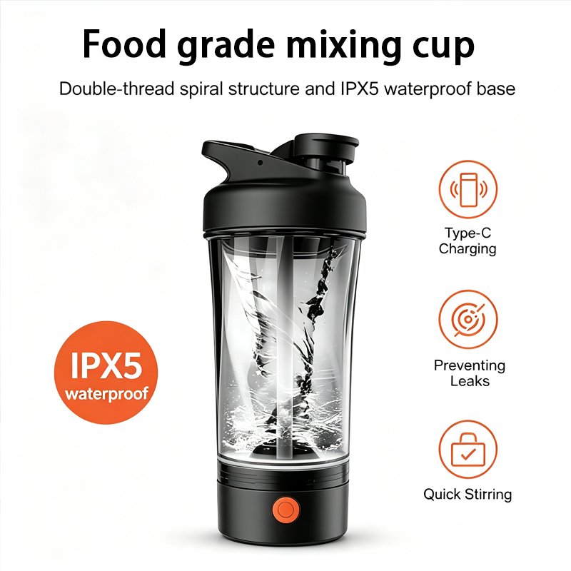 Electric Shaker Bottle Portabl - Protein Shaker Bottle avaliação e preço