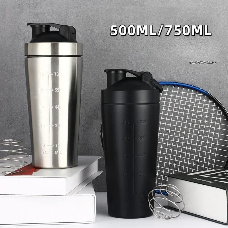 Stainless Steel Protein Shaker - Nutrition In Fitness avaliação e preço