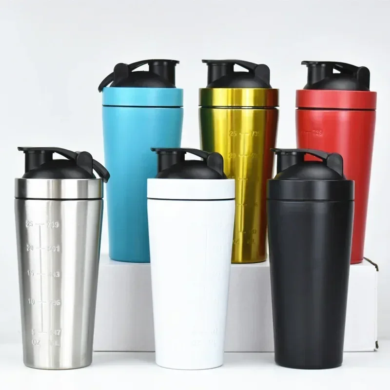 Stainless Steel Protein Shaker - Nutrition In Fitness avaliação e preço