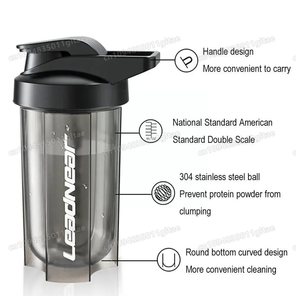 500ML Portable Protein Powder  - Protein Shaker Bottle avaliação e preço