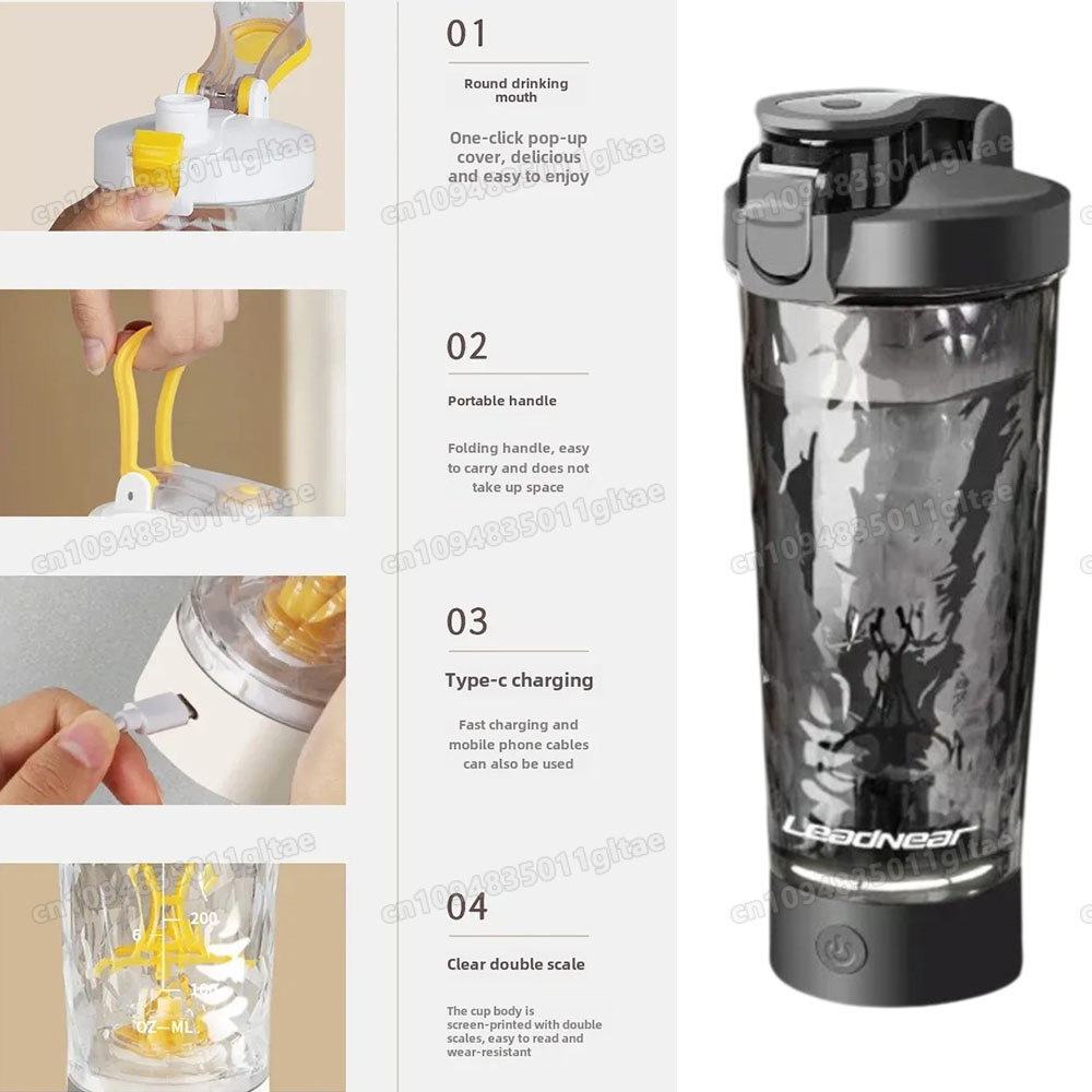 New in Electric Protein Powder - Protein Shaker Bottle avaliação e preço