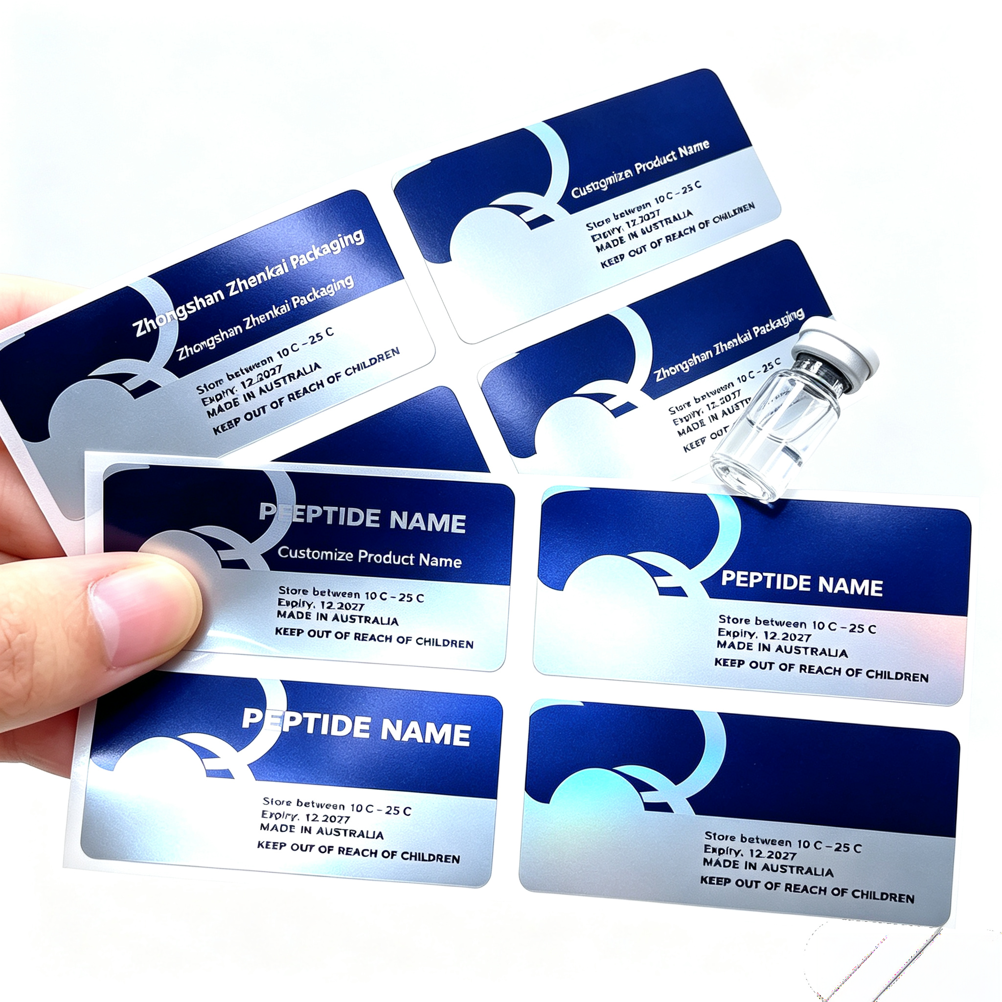 Custom Self Adhesive Vinyl Pep - Nutrition In Fitness avaliação e preço