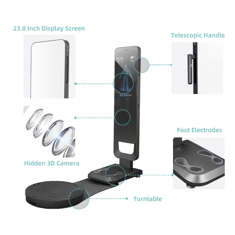 Smart Fitness Mirror Body Scan - Nutrition In Fitness avaliação e preço