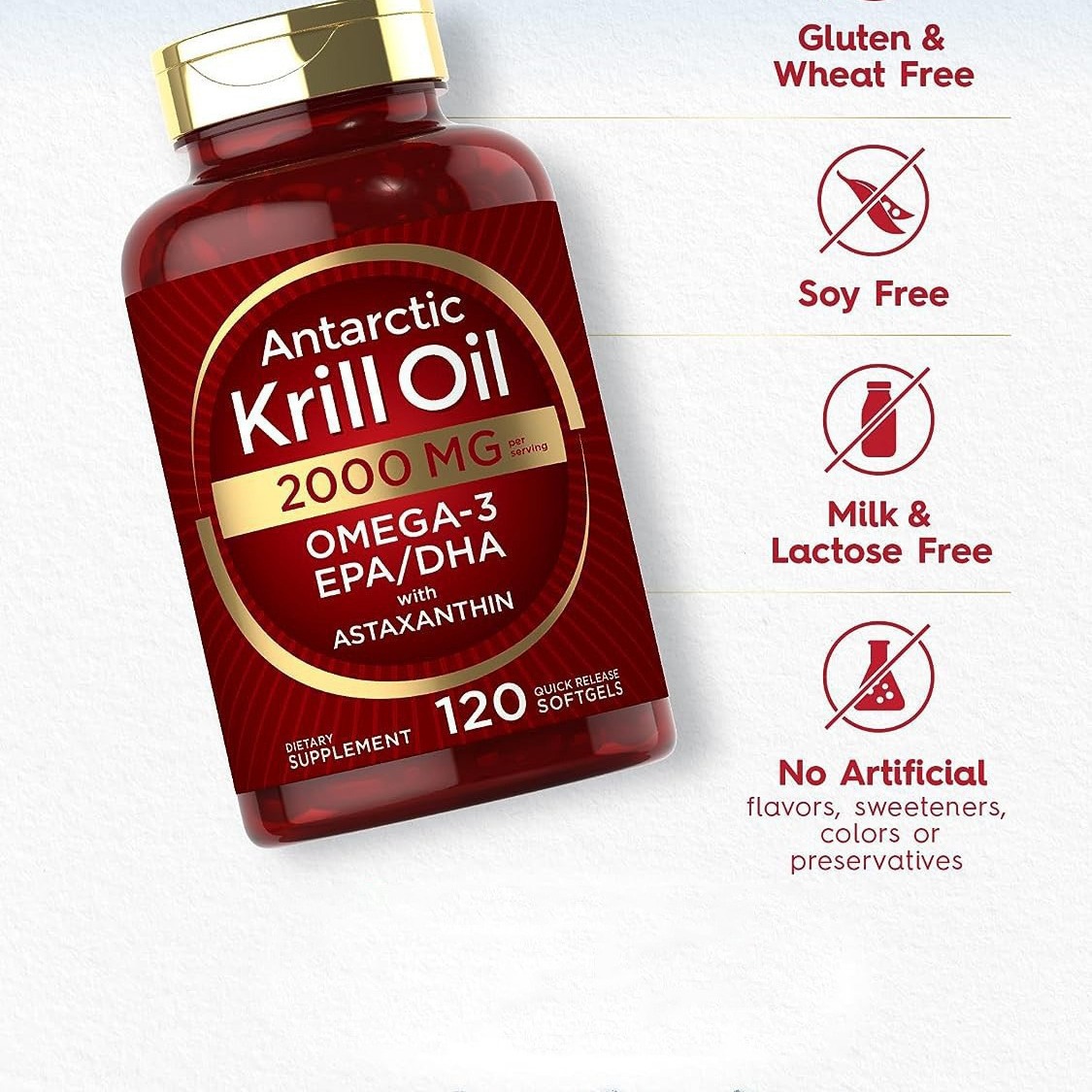 Krill oil soft capsules supple - Nutrition In Fitness avaliação e preço