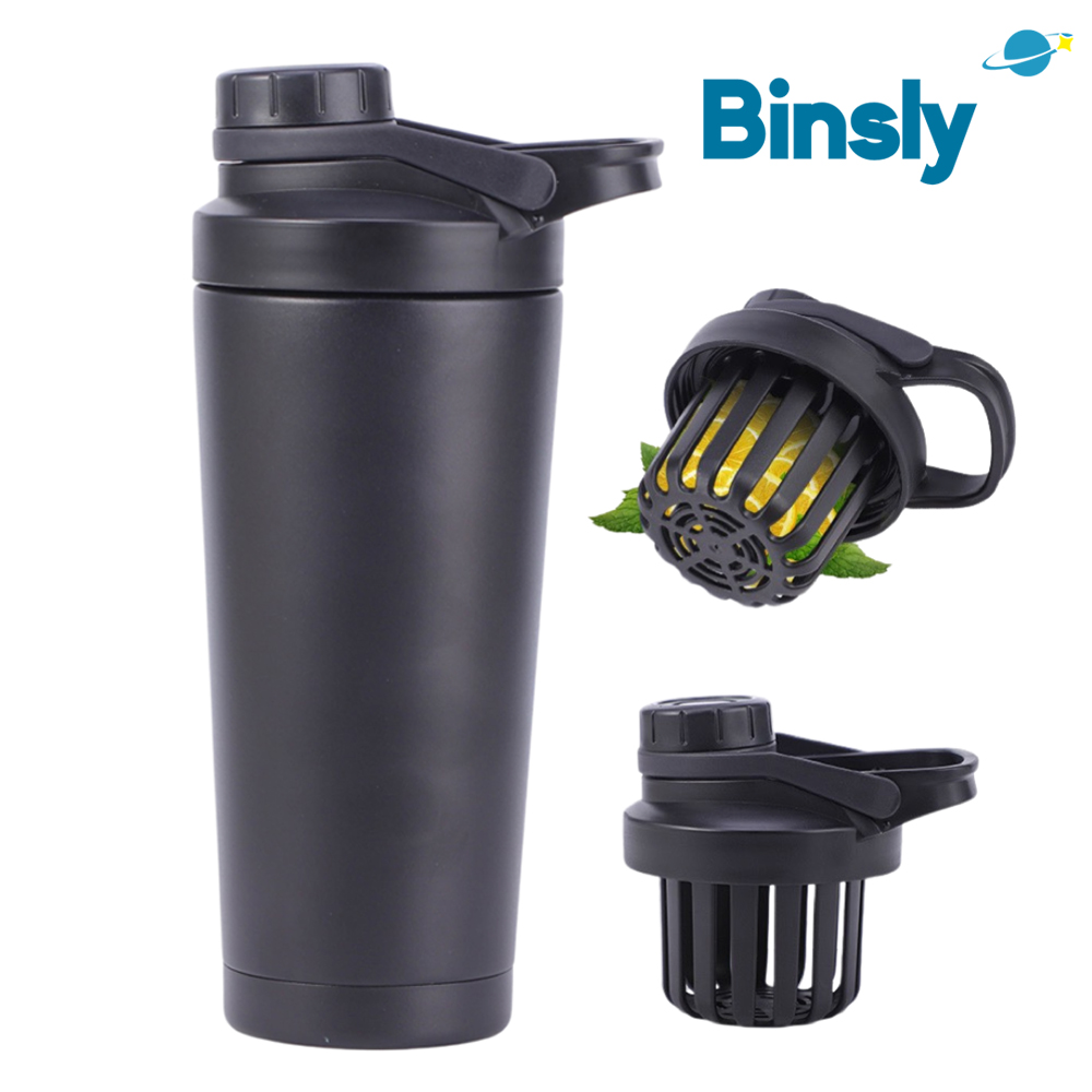 Portable 25oz Stainless Steel  - Protein Shaker Bottle avaliação e preço