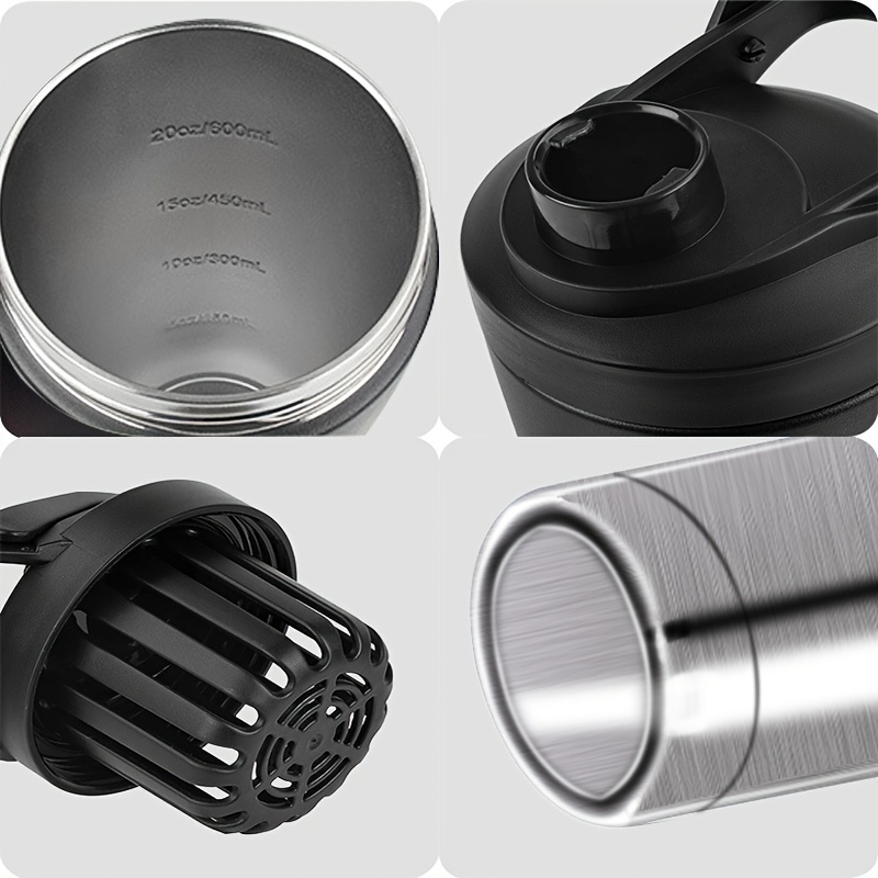 Portable 25oz Stainless Steel  - Protein Shaker Bottle avaliação e preço